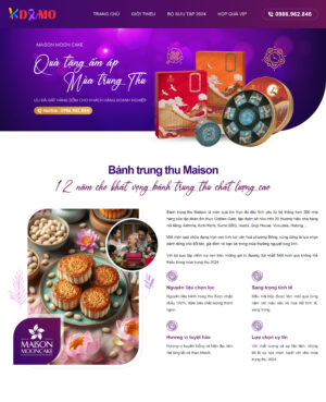 Theme WordPress Bánh Trung thu 2
