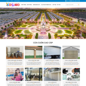 Theme WordPress Sản xuất, thi công Cửa nhôm