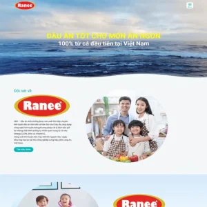 Theme WordPress công ty dầu ăn