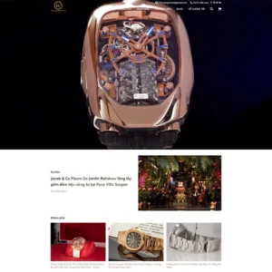 Theme WordPress bán đồng hồ cao cấp 02