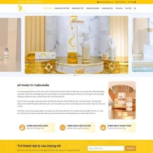 Theme WordPress mỹ phẩm 17
