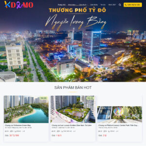 Theme WordPress Bất động sản Phú Mỹ Hưng