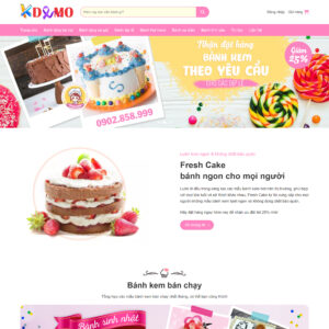 Theme WordPress Tiệm Bánh kem