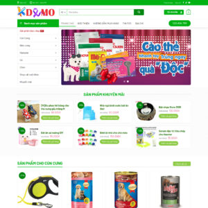 Theme WordPress đồ chơi thú cưng
