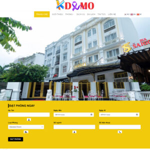 Theme WordPress Khách sạn Haru