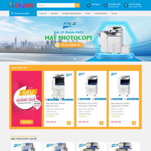 Theme WordPress Bán và cho thuê máy Photocopy