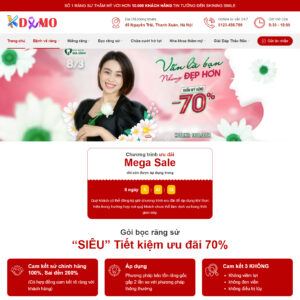 Theme WordPress Nha khoa Nụ cười