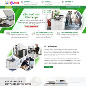 Theme WordPress Cho thuê máy Photocopy