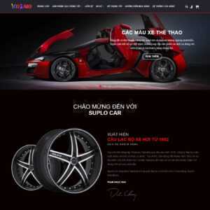 Theme WordPress Xe thể thao