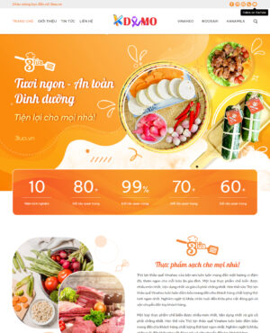 Theme WordPress Thực phẩm 3 lúa