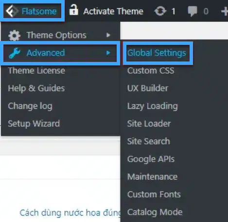 Hướng dẫn cách custom theme Flatsome WordPress chi tiết từ A-Z 41 Theme Flatsome chèn mã JavaScript