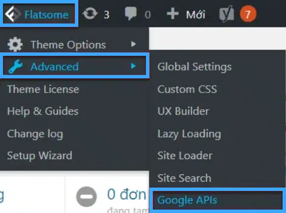 Hướng dẫn cách custom theme Flatsome WordPress chi tiết từ A-Z 44 Google APIs