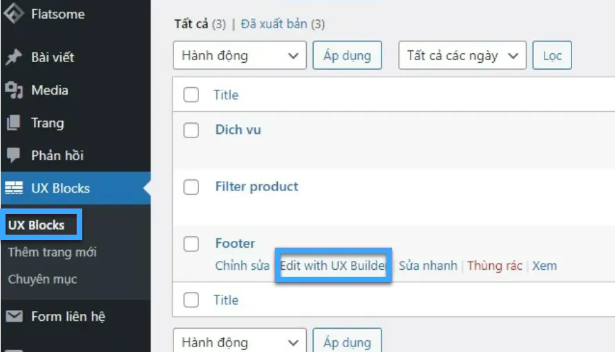 Hướng dẫn cách custom theme Flatsome WordPress chi tiết từ A-Z 38 Chỉnh sửa với UX Builder