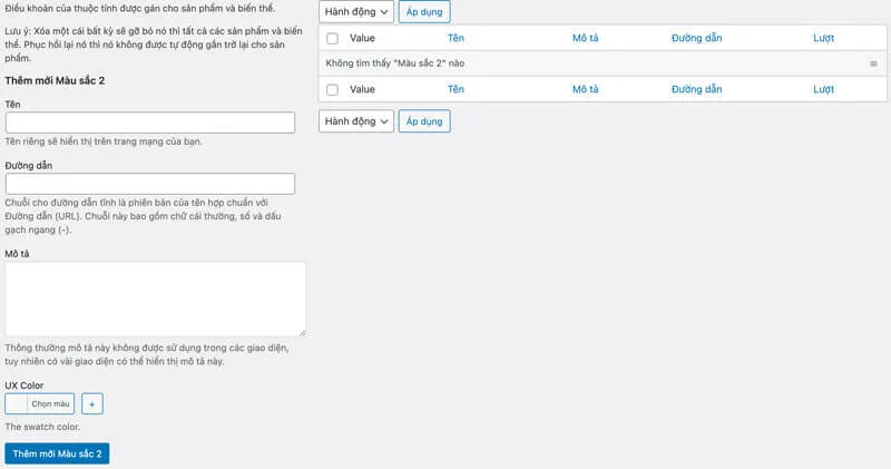 Hướng dẫn đăng sản phẩm có biến thể trong Woocommerce đăng sản phẩm có biến thể trong Woocommerce 2