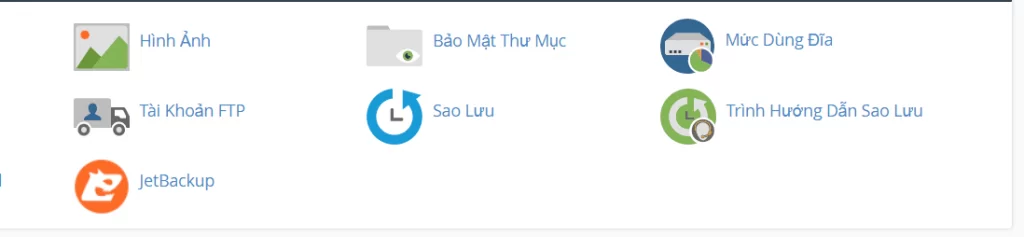 Hướng dẫn sao lưu và phục hồi dữ liệu Website WordPress 37 Sao lưu với Cpanel