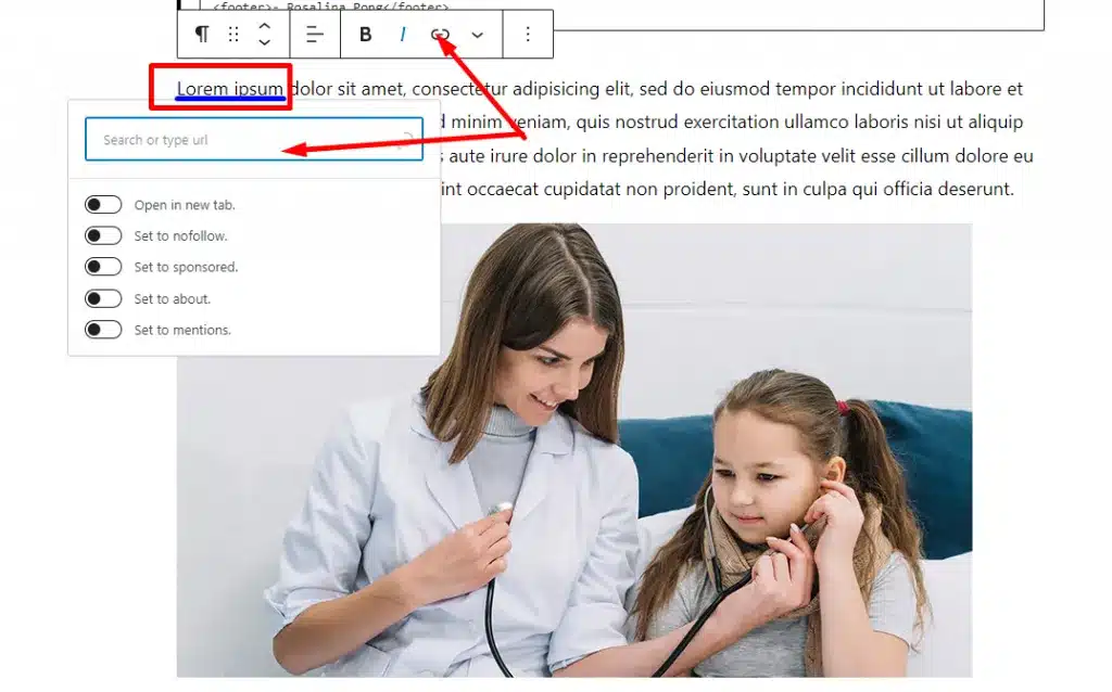 5 bước đăng bài lên website WordPress chi tiết 29 Hướng dẫn chèn link vào bài viết