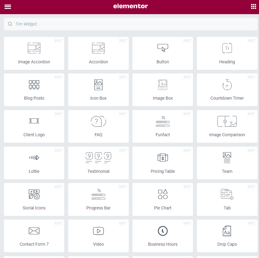 tính năng elementor pro